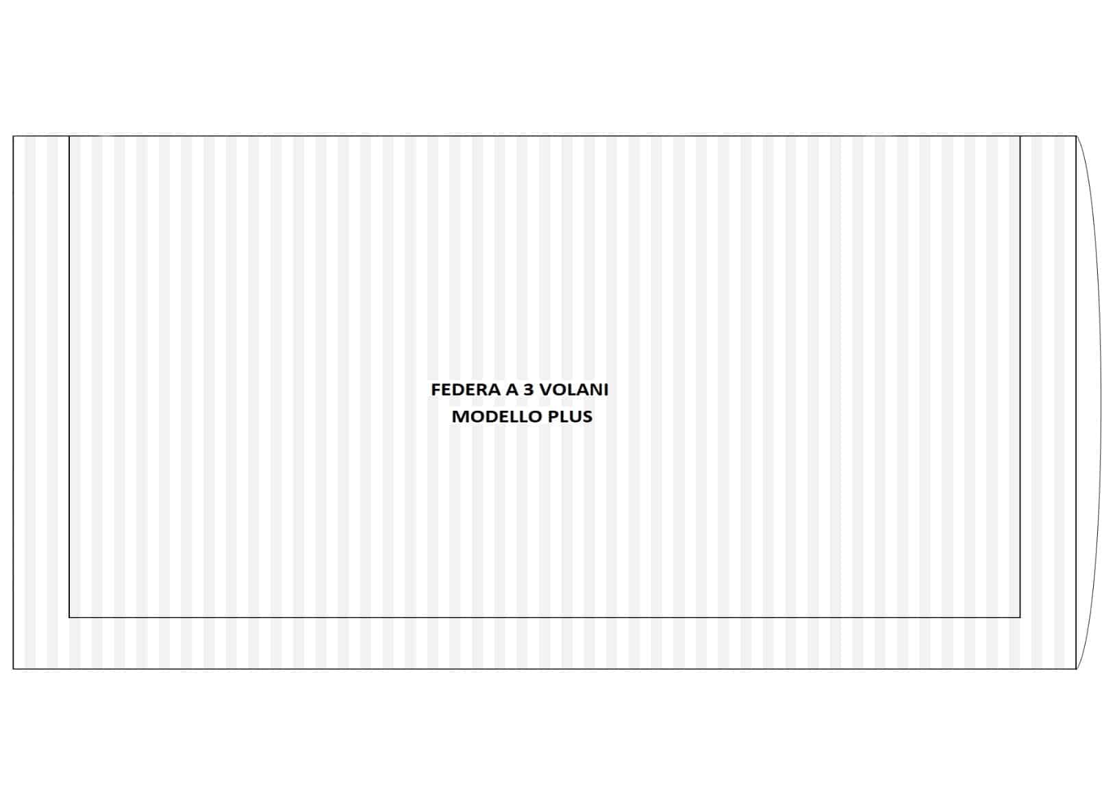 Federa a 3 Volani Mod. Plus Riga 0,4 cm